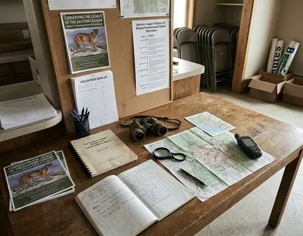 Archival wildlife records connected to eastern cougar conservation history