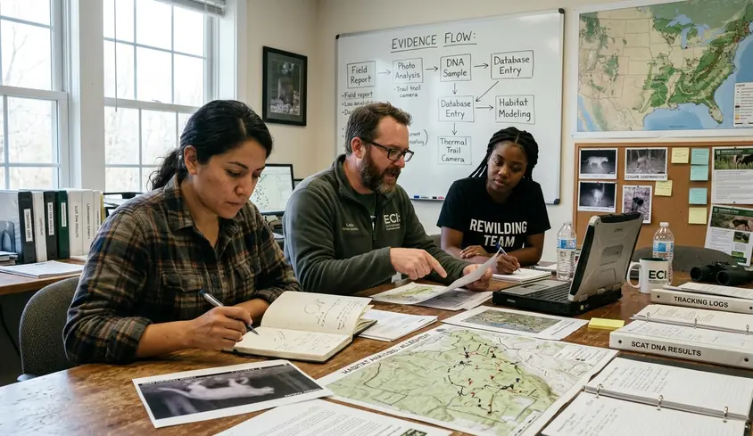 Evidence review flow