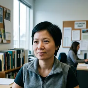 Linh Nguyễn reviewing carnivore DNA evidence for contamination control